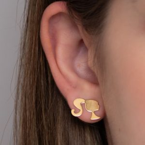 Brinco Barbie Delicado e Feminino - Compre Online | Semijoias Elegantes