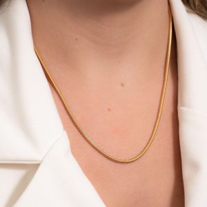 Corrente Rabo de Rato 45cm com Espessura de 2mm - Elegância e Durabilidade em Semijoias
