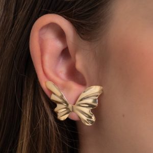 Brinco Borboleta Elegante: Semijoia de Alta Qualidade para Estilo Sofisticado